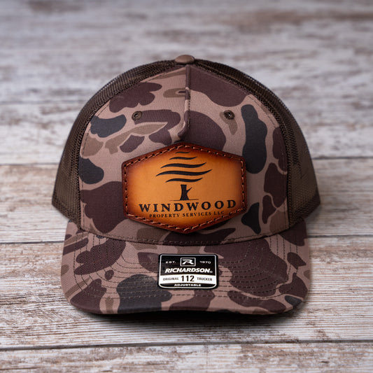 Windwood Property Services Hat - Brown Camo